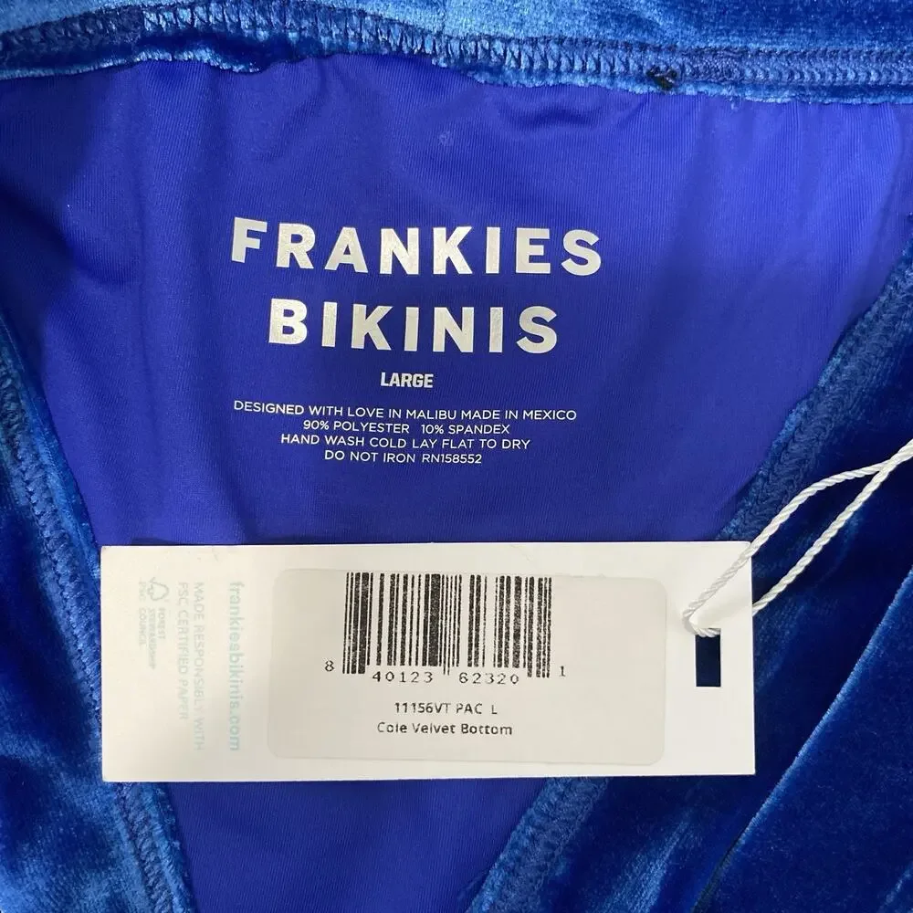 Frankies Bikinis measurements are